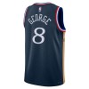 Dres Philadelphia 76ers Paul George Nike 2025-26 City Edition Navy Swingman